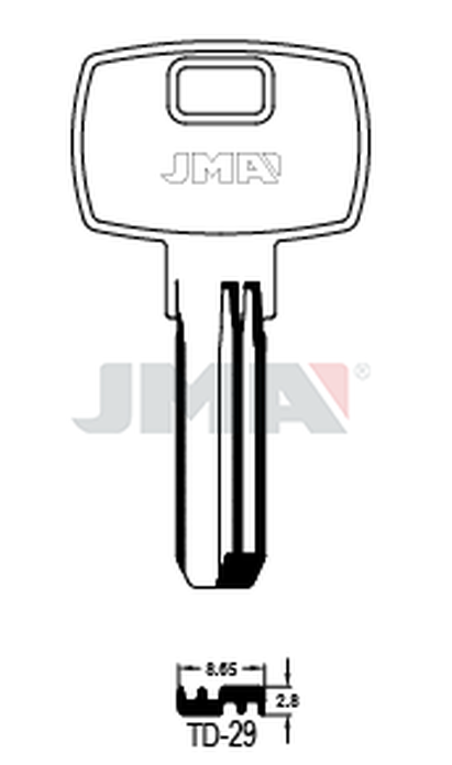 JMA TD-29 Specijalan ključ (Errebi FT27/Silca FH33)