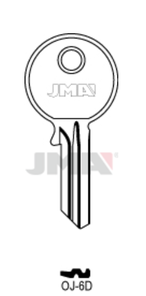 JMA OJ-6D Cilindričan ključ (Silca OJ4 / Errebi OJ6)