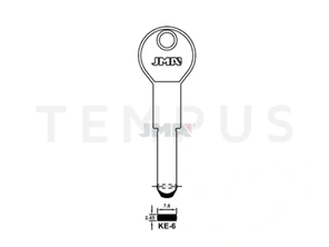 JMA KE-6 Specijalan ključ (Silca KE19 / Errebi KC5)