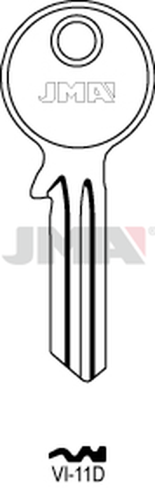 JMA VI-11D Cilindričan ključ (Silca VI5 / Errebi V7)