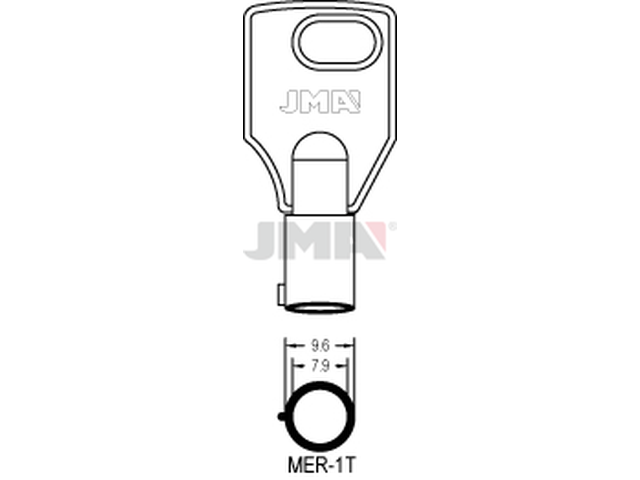 MER-1T Specijalan ključ (Silca MER22T / Errebi MR23T) 13481
