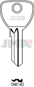 JMA OMC-6D Cilindričan ključ (Silca OC5 / Errebi O4D)