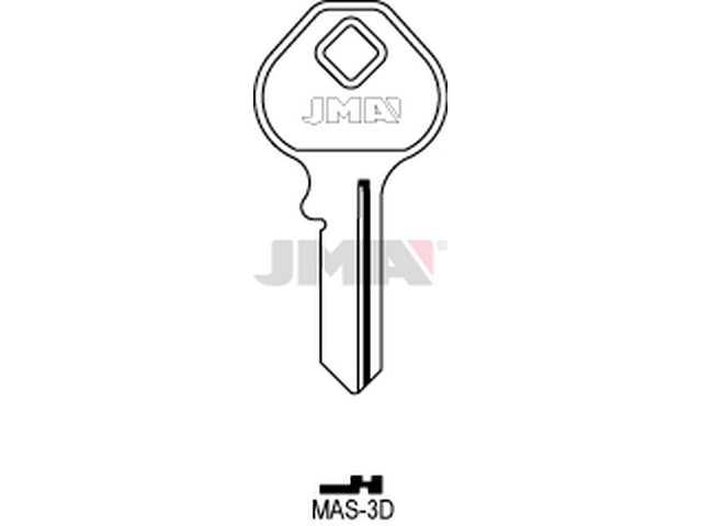 MAS-3D Cilindričan ključ (Silca MS6 / Errebi M12) 13421