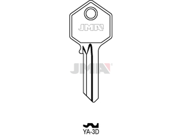 YA-3D Cilindričan ključ (Silca YA7 / Errebi YI5PD) 14104