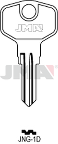 JMA JNG-1D Cilindričan ključ (Silca JU11R / Errebi JNG1)