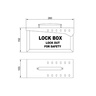 GROUP BOX 12 PADLOCKS 090540 Lockout kutija 14453