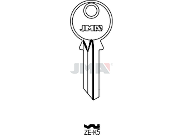 ZE-K5 Cilindričan ključ (Silca ZE5 / Errebi ZE15PD) 14160