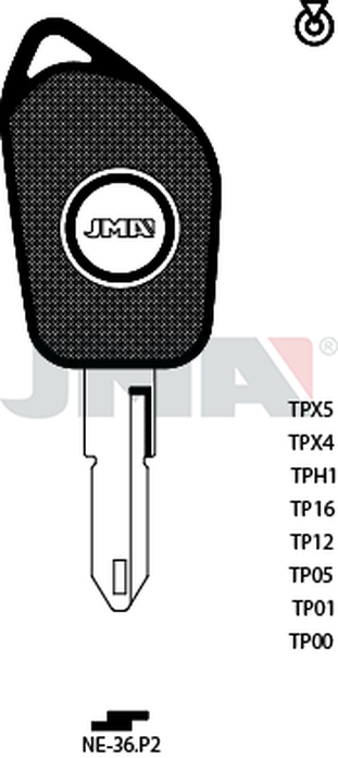 JMA TP00NE-36.P2 (Silca NE72AT0 / Errebi T00NE72PA)