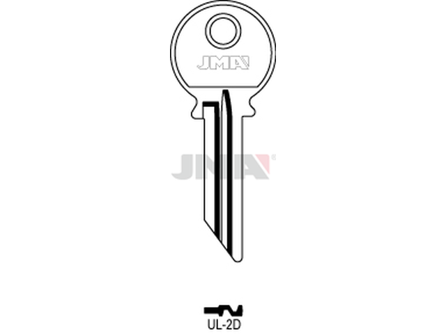 UL-2D Cilindričan ključ (Silca CKM1 / Errebi ULN2D) 14012