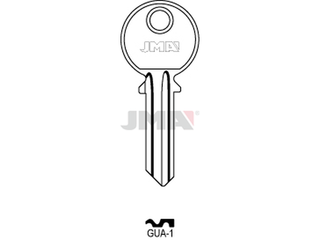 GUA-1 Cilindričan ključ (Silca FB26R / Errebi GUA1R) 13156