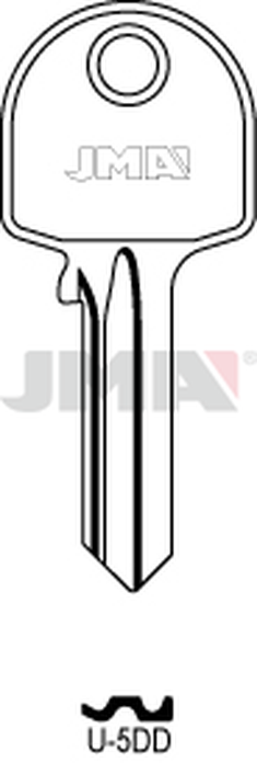 JMA U-5DD Cilindričan ključ (Silca UL050L / Errebi U5DY)