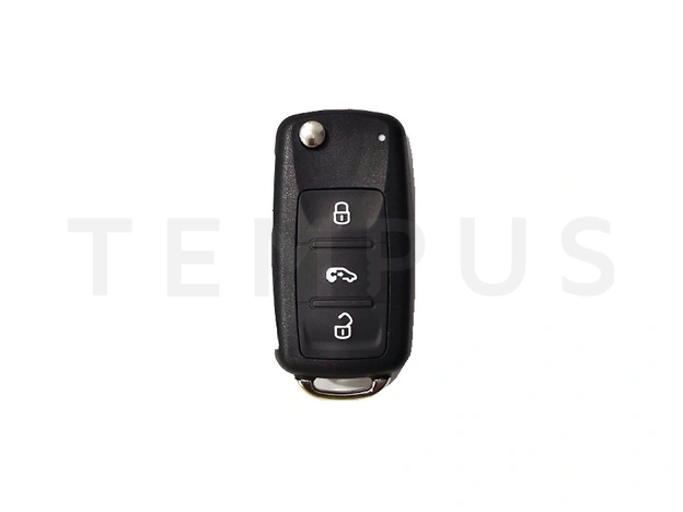 EL VW 31 - VW Transporter Multivan Caravelle, 7E0837202AJ, daljinac 4 tastera, aftermarket, Megamos 48 433MHz 20161