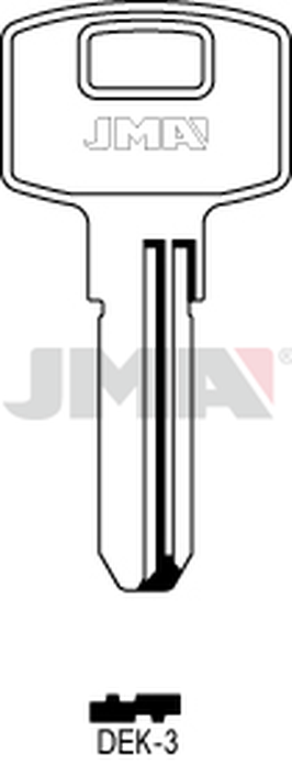 JMA DEK-3 Specijalan ključ (Silca DK3 / Errebi DKB1)