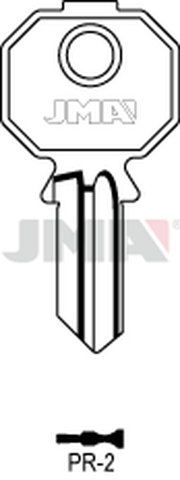 JMA PR-2 Cilindričan ključ (Silca PF5S / Errebi PS3M)