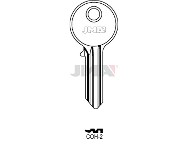 COH-2 Cilindričan ključ (Silca SNC2R / Errebi COH2R) 12751