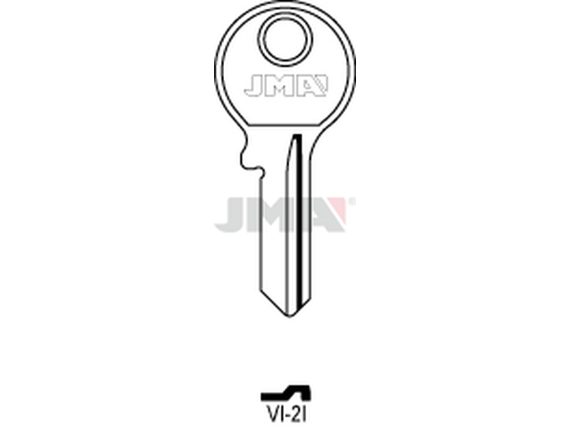 VI-2I Cilindričan ključ (Silca VI086 / Errebi V5PD) 14049