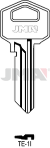 JMA TE-1I Cilindričan ključ (Silca TE1 / Errebi TS6R)
