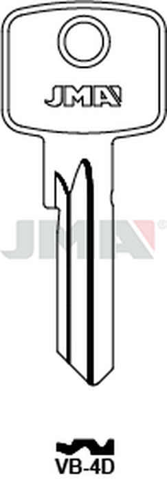 JMA VB-4D Cilindričan ključ