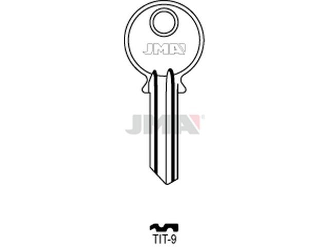 TIT-9 Cilindričan ključ (Silca TN4R / Errebi TT4R) 13777
