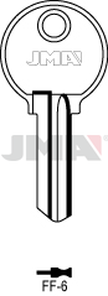 JMA FF-6 Cilindričan ključ (Silca FF14 / Errebi FF20)