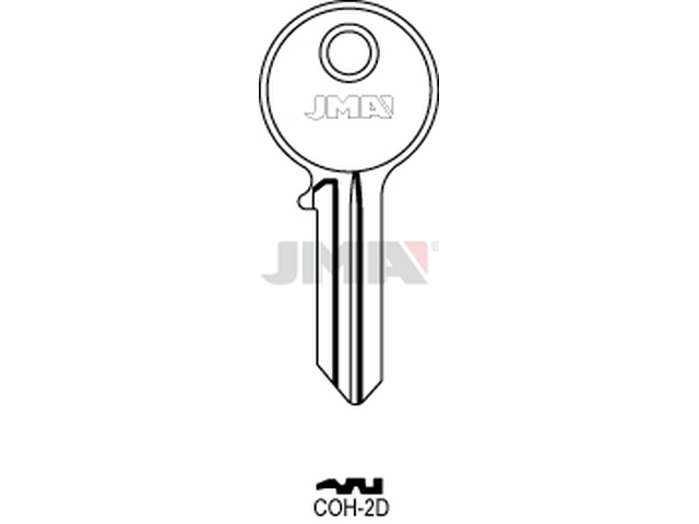 COH-2D Cilindričan ključ (Silca SNC2 / Errebi COH2) 12752