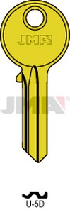 JMA U-5D ORO Cilindričan ključ (Silca UL050 / Errebi U5D, UC5D)