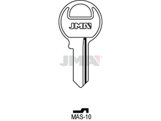 MAS-10 Cilindričan ključ (Silca MS2 / Errebi M1) 13417