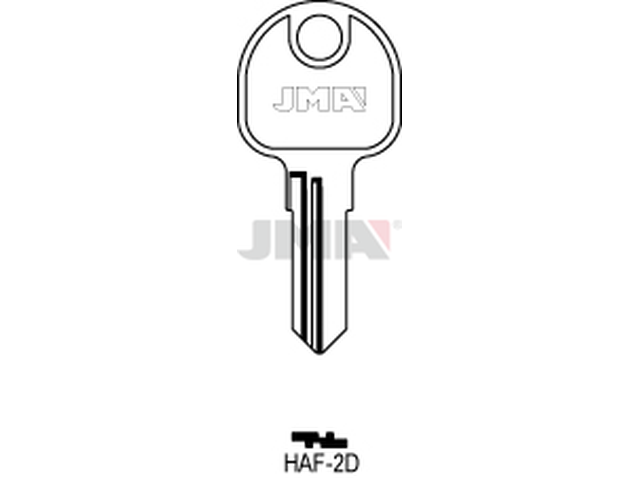 HAF-2D Cilindričan ključ (Silca HF75R / Errebi HAF3R) 13163