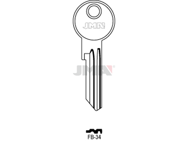 FB-34 Cilindričan ključ (Errebi F34RL) 13010