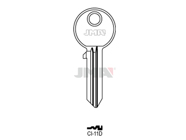 CI-11D Cilindričan ključ (Errebi 1A/Silca CS162) 20634