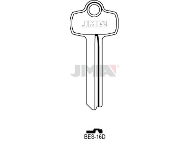 BES-16D Cilindričan ključ (Silca BES6 / Errebi BES16) 15322