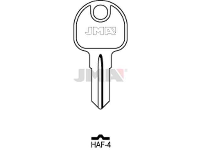 HAF-4 Cilindričan ključ (Silca HF73R / Errebi HAF4) 13165
