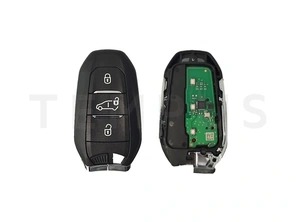 OSTALI EL PEUGEOT 15 A - Peugeot AES handsfree smart daljinac 3 tastera - TERETNA VRATA, aftermarket, A3M15 A3M05 A3M65, Hitag AES 433MHz CIT-1 / VA2