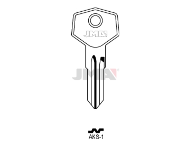 AKS-1 Cilindričan ključ (Silca AK3 / Errebi AKS1) 16511