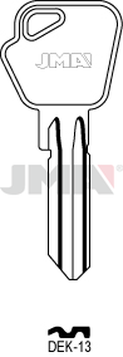 JMA DEK-13 Cilindričan ključ (Silca MAU1R / Errebi MAU1R)