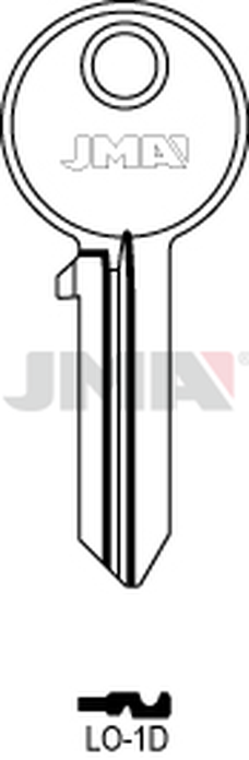 JMA LO-1D Cilindričan ključ (Silca CS18 / Errebi LOG5D)