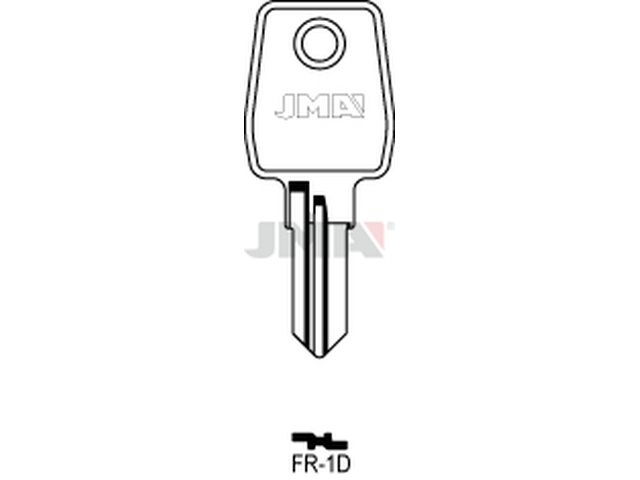 FR-1D Cilindričan ključ (Silca FRT6R, FRT4R / Errebi FRT3R) 13092