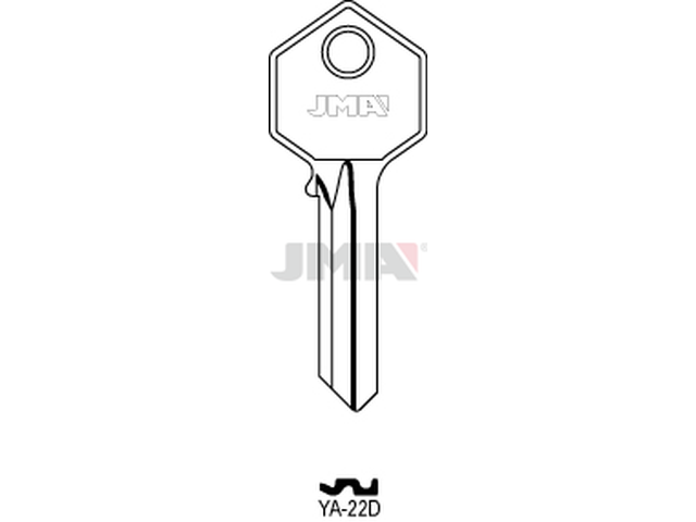 YA-22D Cilindričan ključ (Silca YA31 / Errebi YI6D) 14095