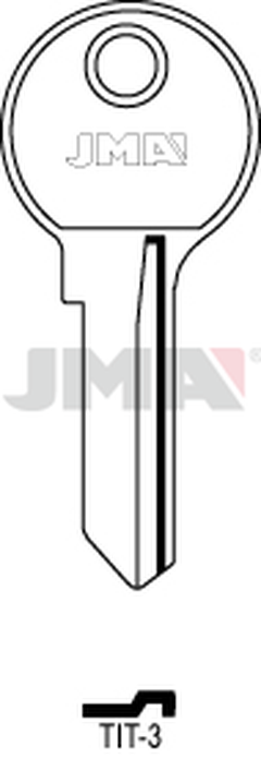 JMA TIT-3 Cilindričan ključ (Silca TN1 / Errebi TT5V)