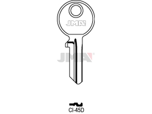 CI-45D Cilindričan ključ (Silca CS22 / Errebi LOG4PD) 12725