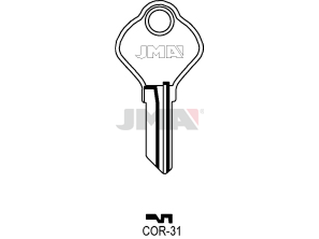 COR-31 Cilindričan ključ (Silca CB14R / Errebi CO24R ) 12771