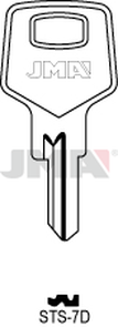 JMA STS-7D Cilindričan ključ (Silca DM110 / Errebi STS6)