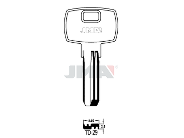 TD-29 Specijalan ključ (Errebi FT27/Silca FH33) 20670