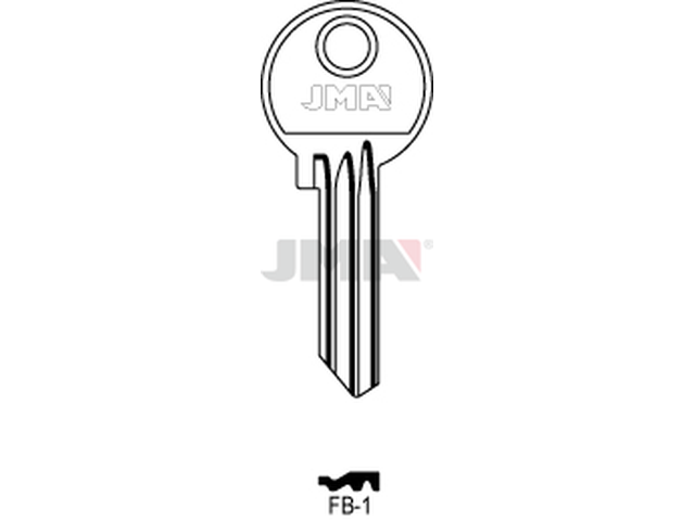 FB-1 Cilindričan ključ (Silca FB1 / Errebi F5S) 12983