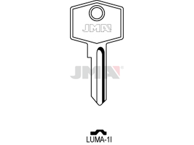 LUMA-1I Cilindričan ključ (Silca LM2 / Errebi LMA1) 14315