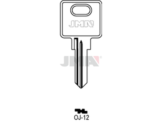OJ-12 Cilindričan ključ (Silca OJ6R / Errebi OJ12R) 13570