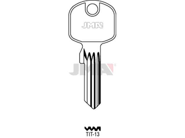 TIT-13 Cilindričan ključ (Silca TN19R / Errebi TT23R) 13758