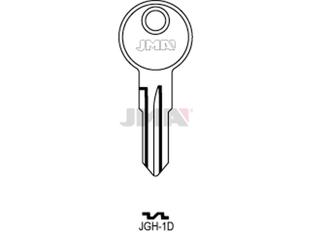JGH-1D Cilindričan ključ (Silca JR1R / Errebi JR1R) 13272