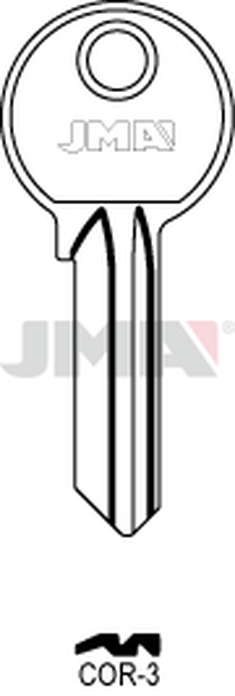 JMA COR-3 Cilindričan ključ
