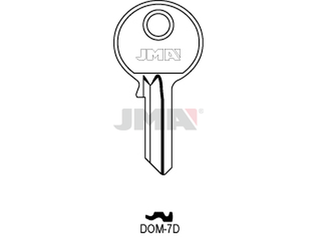 DOM-7D Cilindričan ključ (Silca DM25 / Errebi DM22) 12892